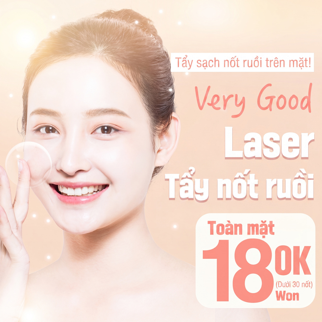 Xóa nốt ruồi toàn mặt Laser CO2