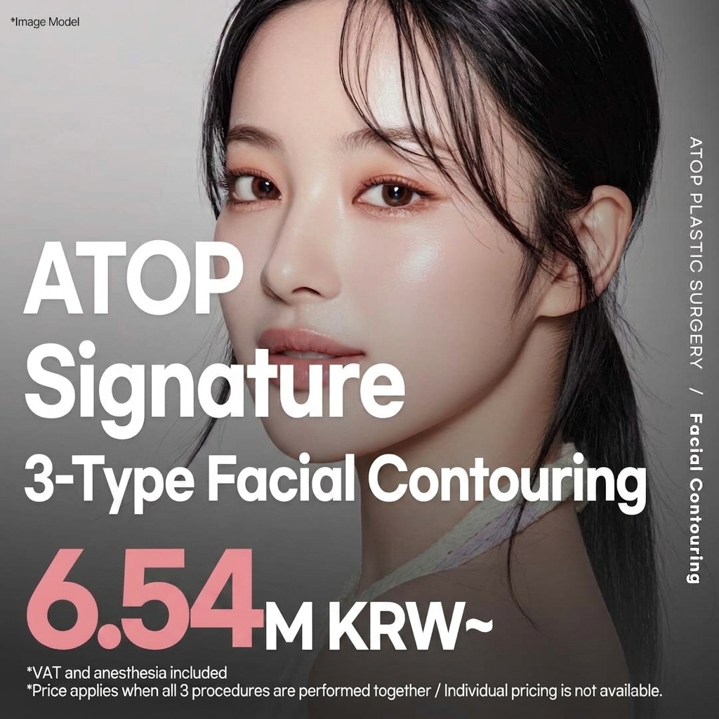 Atop Signature Contouring 3 Types _Cheekbone, Square Jaw, Chin Tip, Cortical Osteotomy, Masseter Reduction