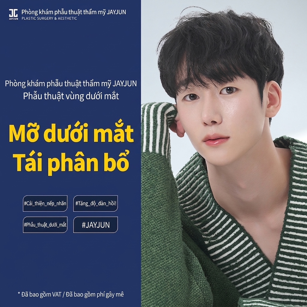 Jayjun Nam giới Tái bố trí mỡ bọng mắt