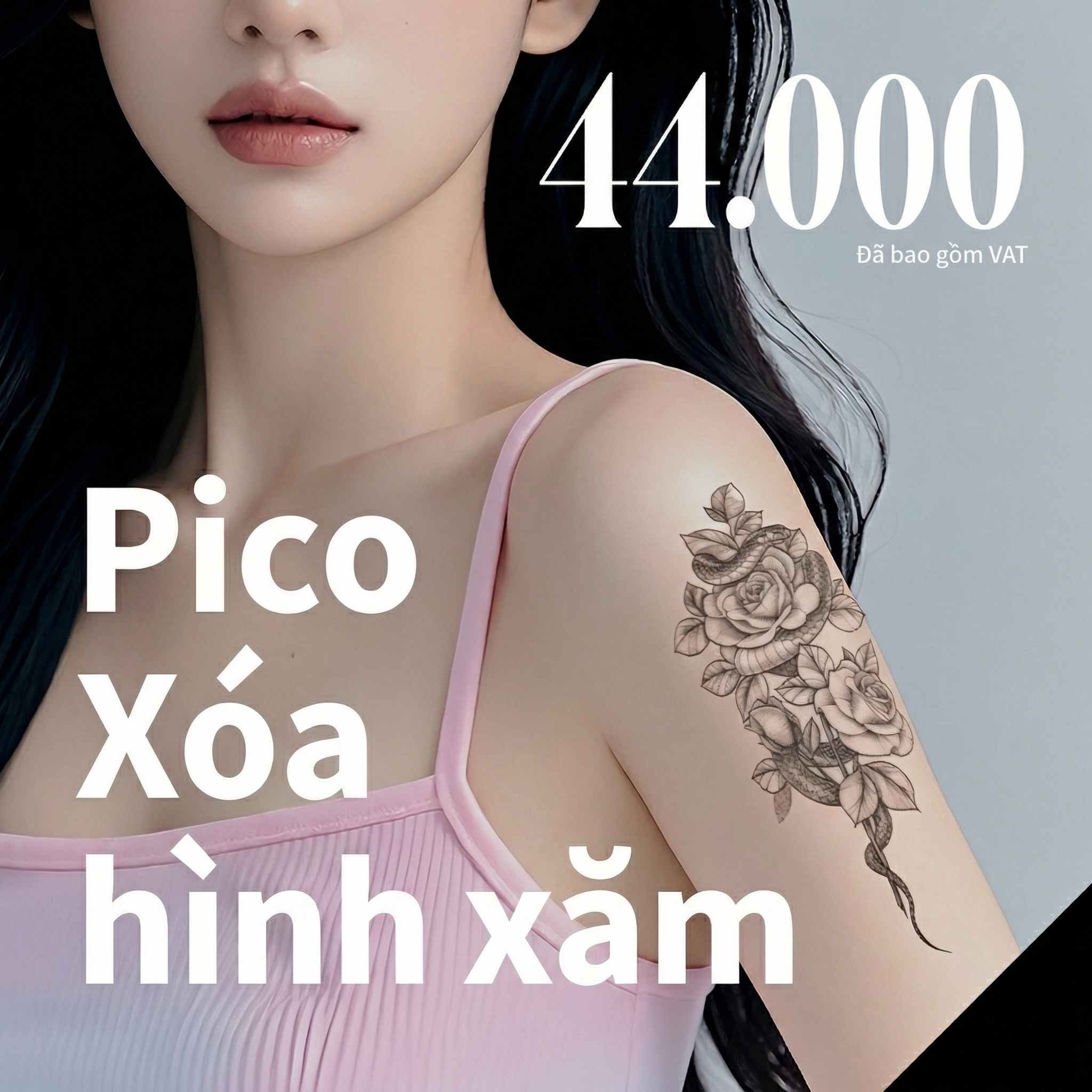 Girin Xóa xăm, Pico Andy, Xóa xăm màu, Xóa xăm lông mày