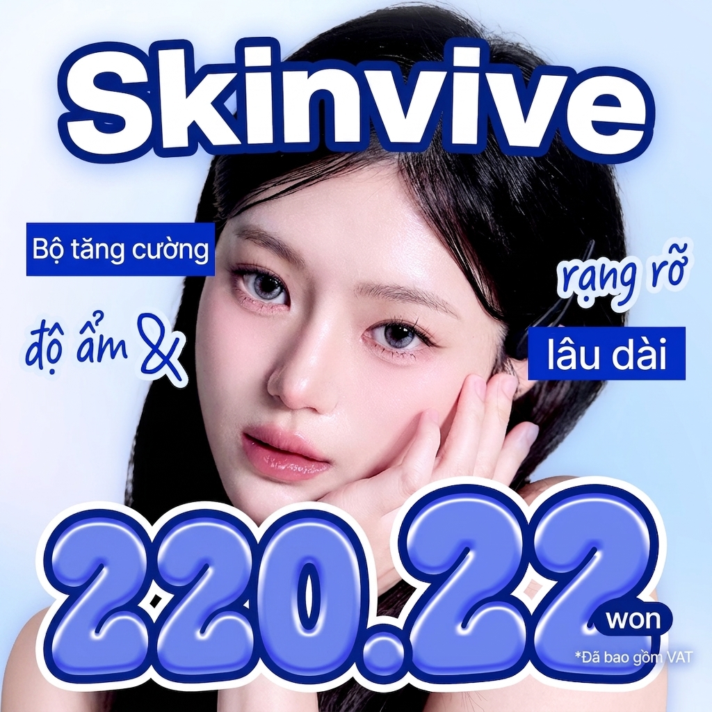 Booster rạng rỡ độ ẩm lâu dài _SkinVive