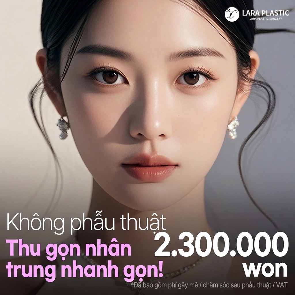 Lala_Thu gọn nhân trung nhanh không phẫu thuật