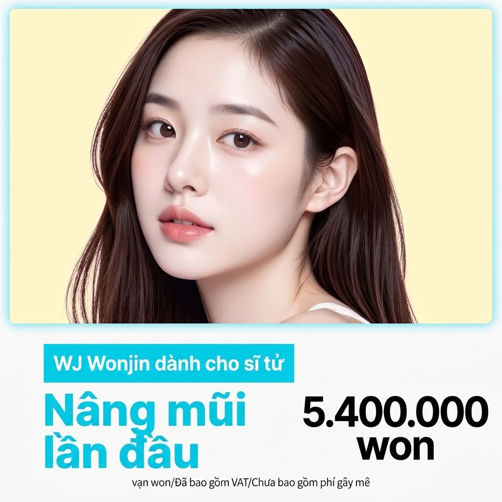 WJ Wonjin ศัลยกรรมจมูกสำหรับนักเรียนสอบ