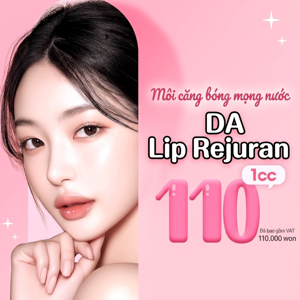 Môi căng mọng ẩm mượt DA Lip-juran