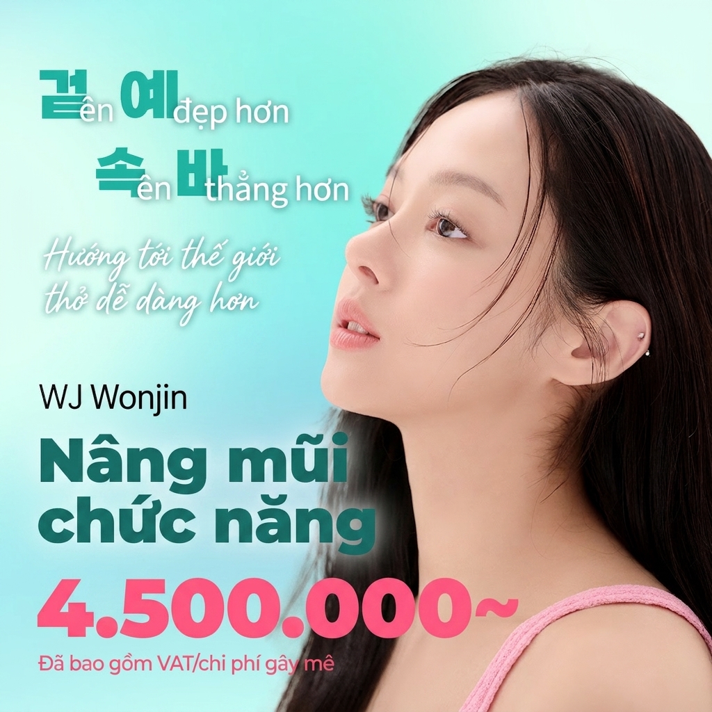 Wonjin Nâng mũi viêm mũi