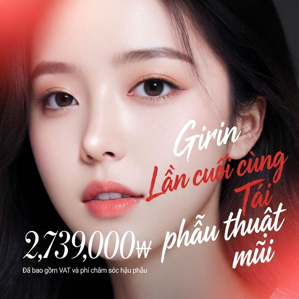Girin Nâng mũi lần cuối_Sửa mũi lại