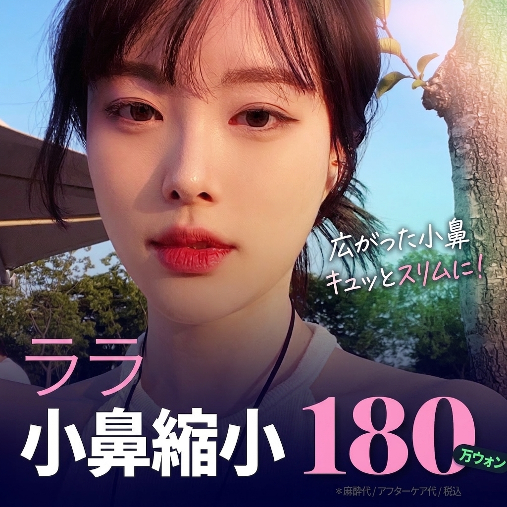 ララ_小鼻縮小