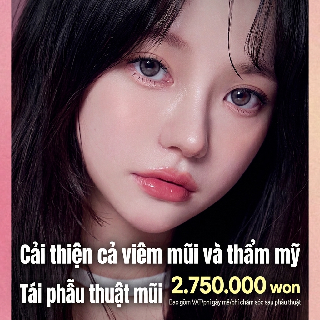 DA Sửa mũi lại Viêm mũi thẩm mỹ