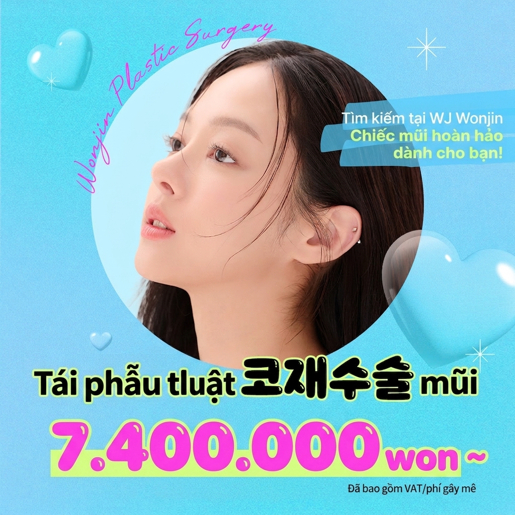 Wonjin Sửa mũi lại lần cuối
