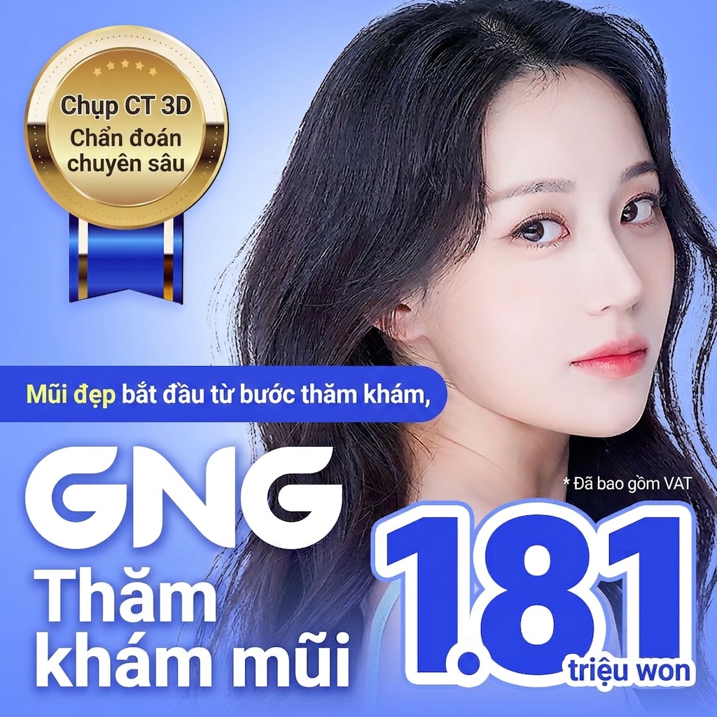 GNG Nâng mũi chẩn đoán chính xác
