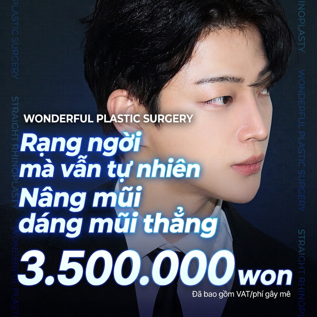 Wonderful_Nâng mũi dáng thẳng tự nhiên sang chảnh