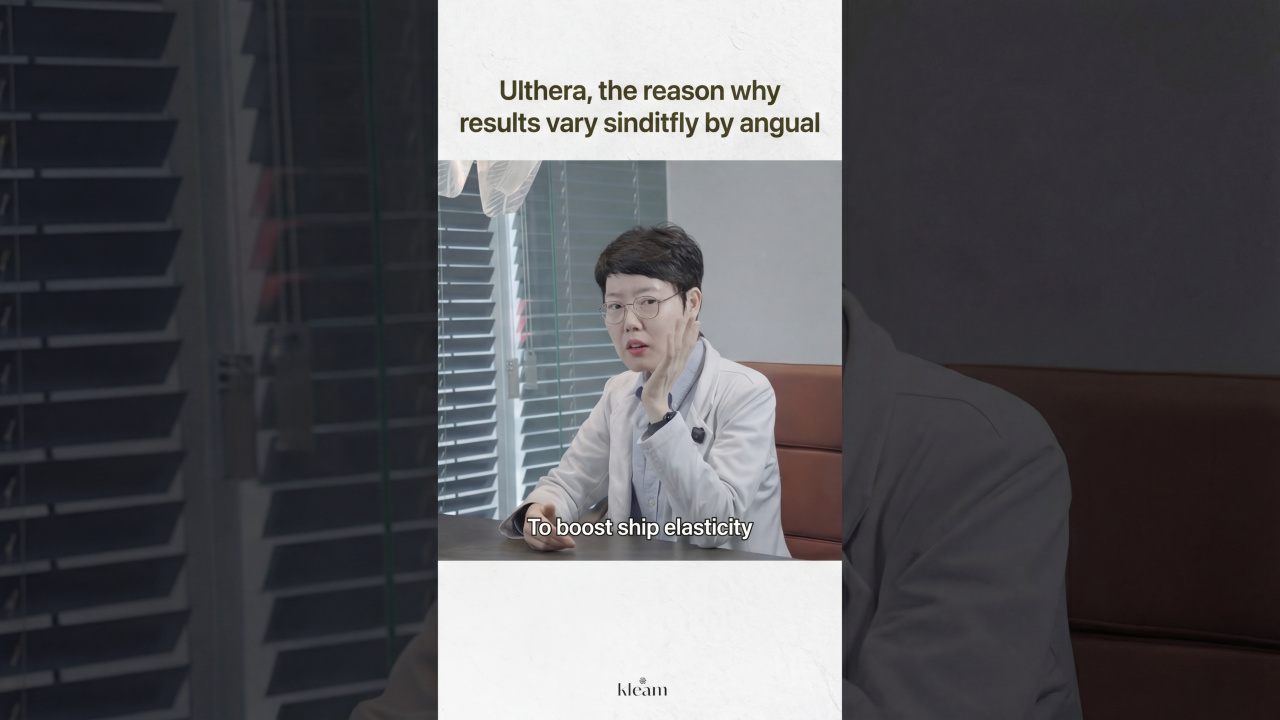 Ultherapy: The Truth About Why Results Vary Greatly From Person to Person | Lifting, Anti-Aging | Dr. Yoon Jung-min, Kleam Clinic