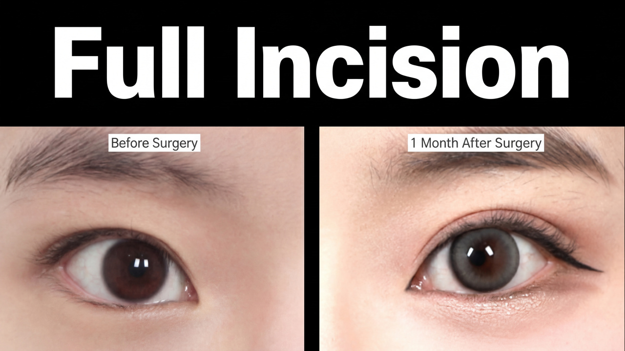Full Incision Double Eyelid Surgery: Pros, Cons, & Scars | Must-Watch Before Surgery!